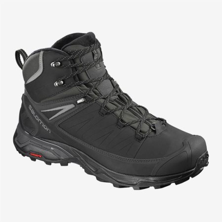 Salomon X ULTRA MID WINTER CS WP Mens Hiking Boots Black | Salomon South Africa